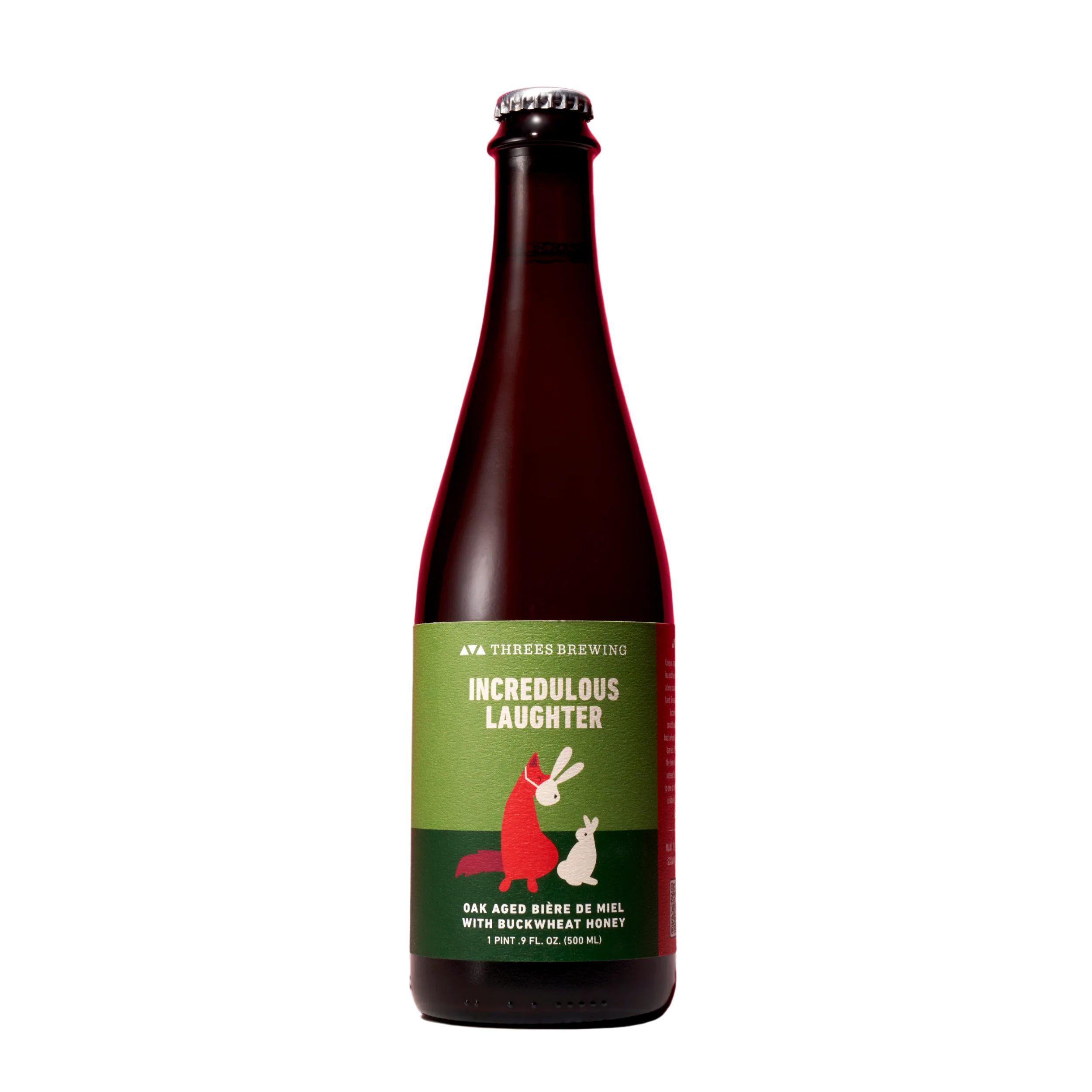 Barrel Aged Incredulous Laughter (Oak-Aged Bière de Miel) 500ml - Image 2