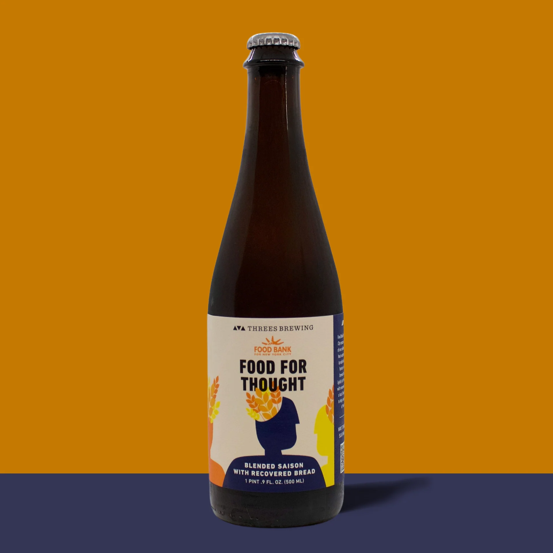 Food For Thought (Harvest Saison) - Collaboration with Food Bank For New York City 500ml