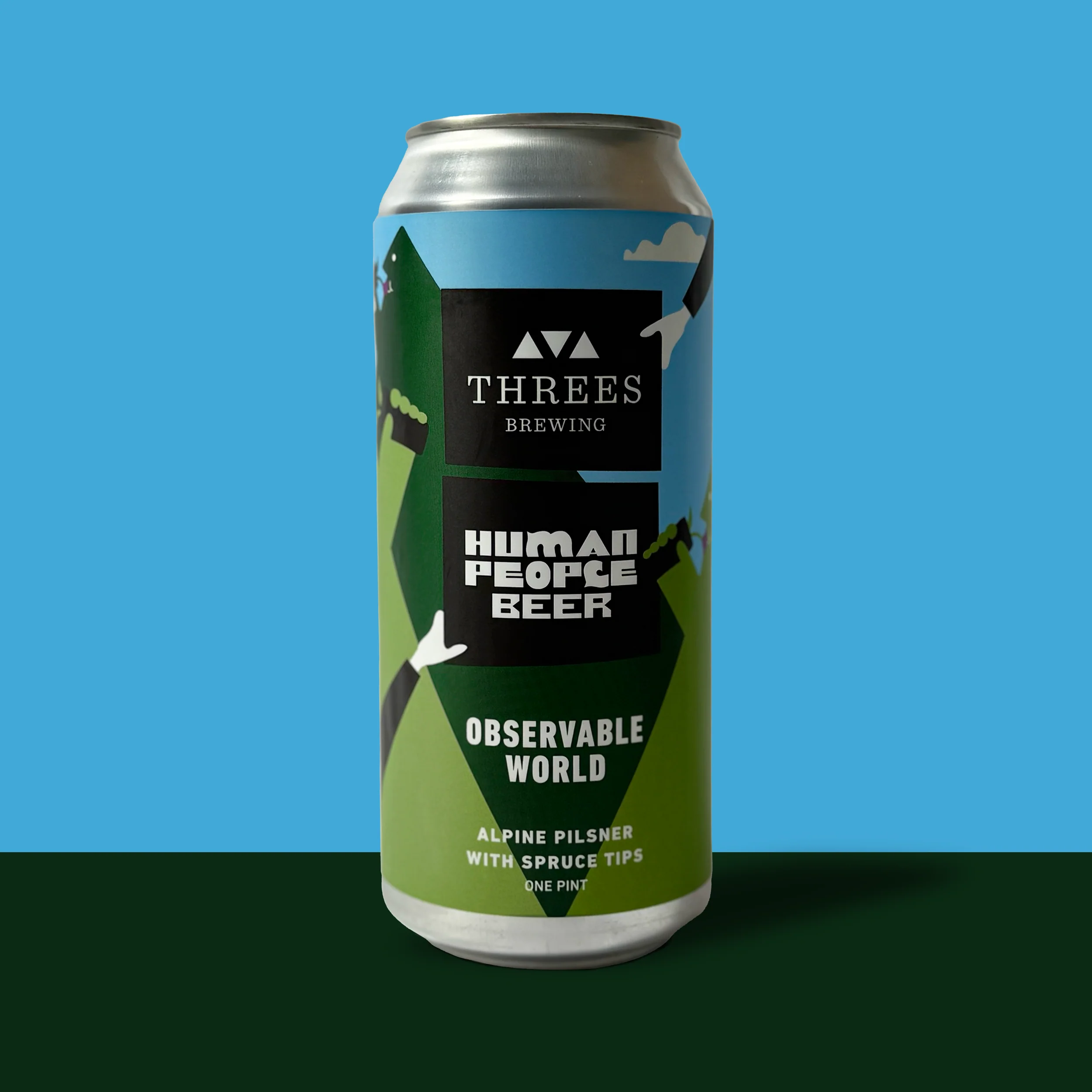Observable World (Alpine Pilsner with Spruce Tips // Collab with Human People Beer)