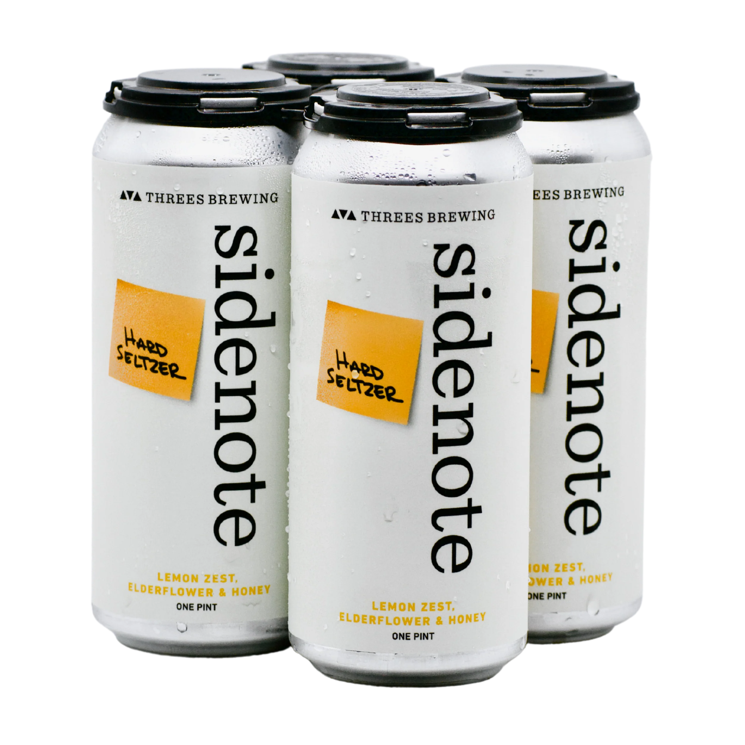 Sidenote - Lemon & Elderflower (Hard Seltzer with Lemon Zest, Elderflower & Honey) - Image 2